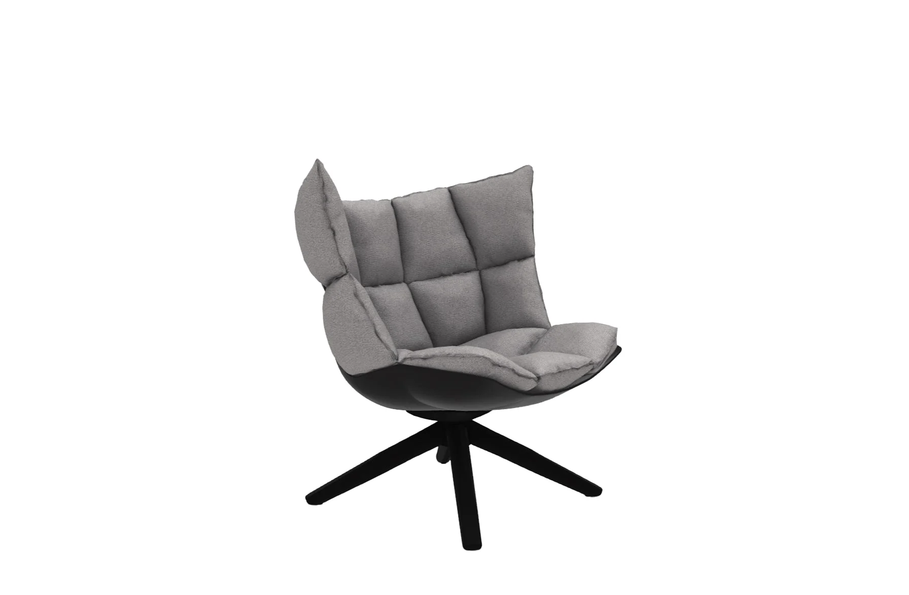 Husk Swivel Armchair with Snug Sides - Image 3