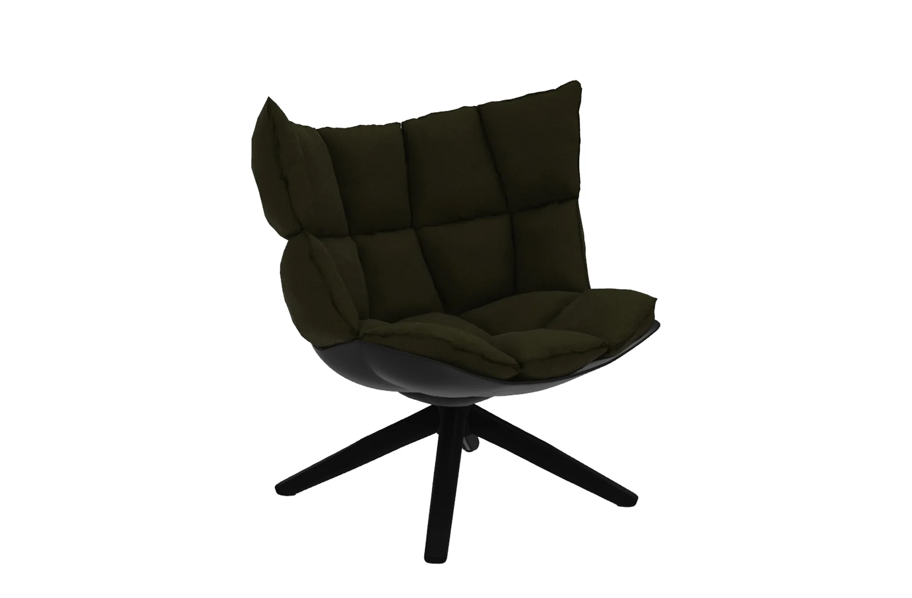 Husk Swivel Armchair with Snug Sides - Image 6