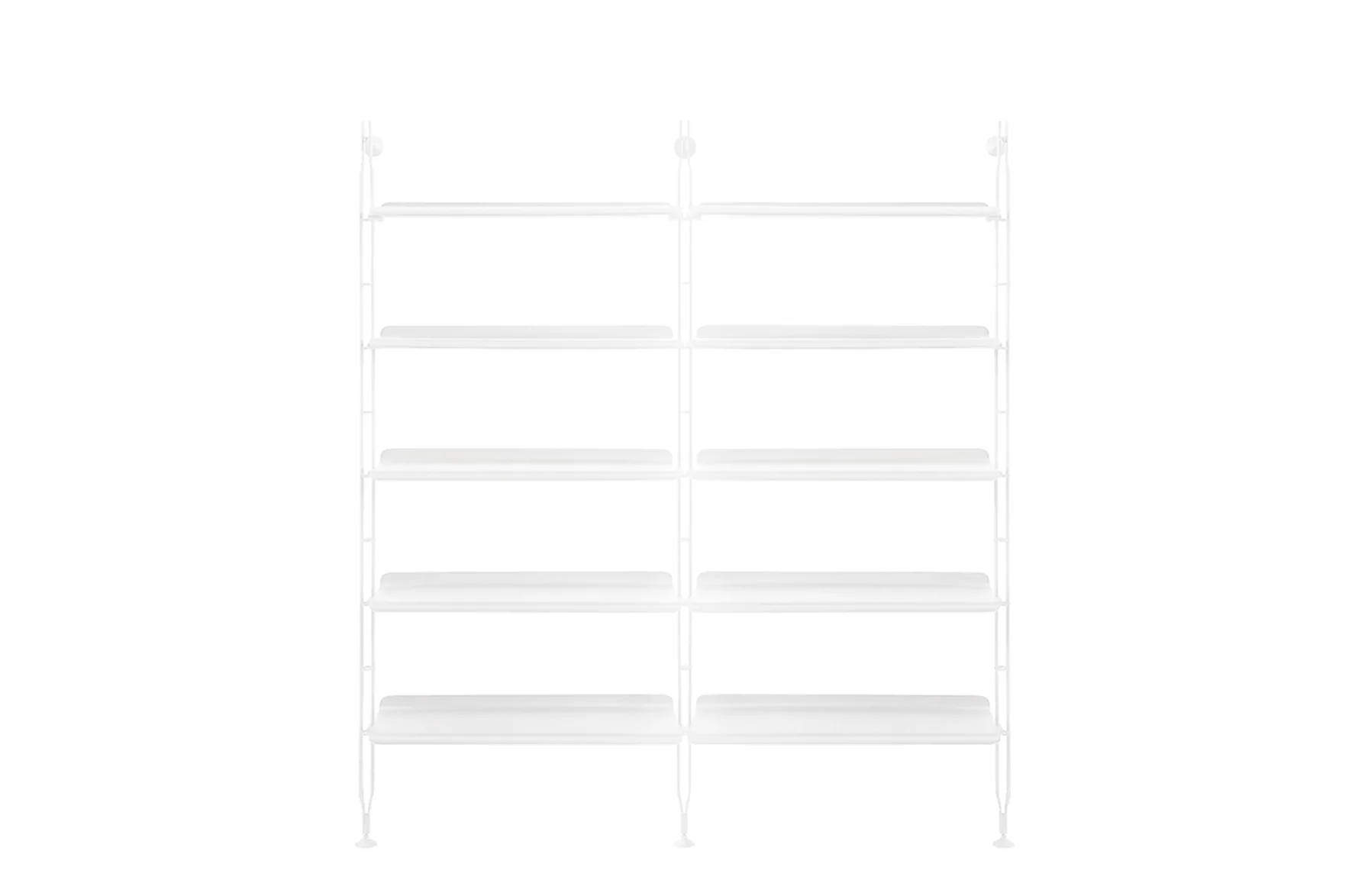 Adam Wood Bookcase - 10 Shelves 90 cm - 3 Struts - Image 3