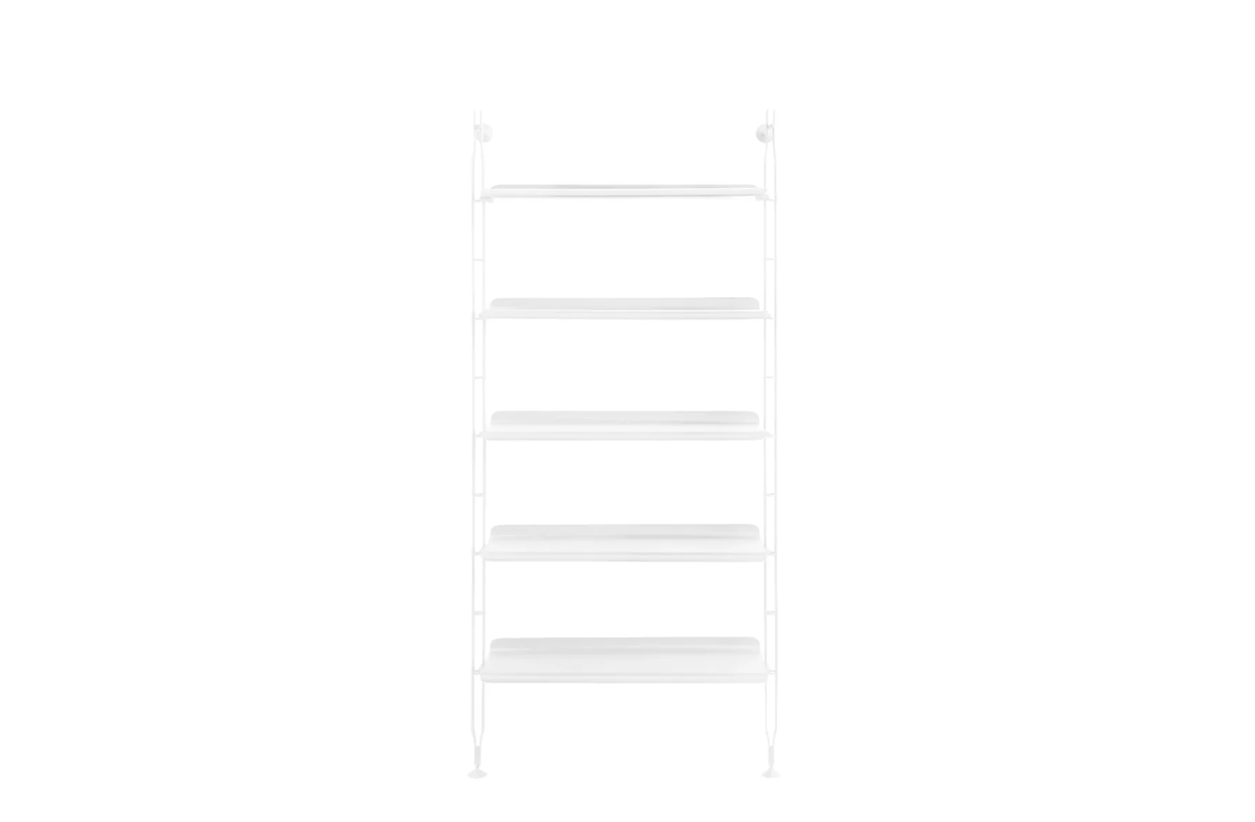 Adam Wood Bookcase - 5 Shelves 90 cm - 2 Struts - Image 3