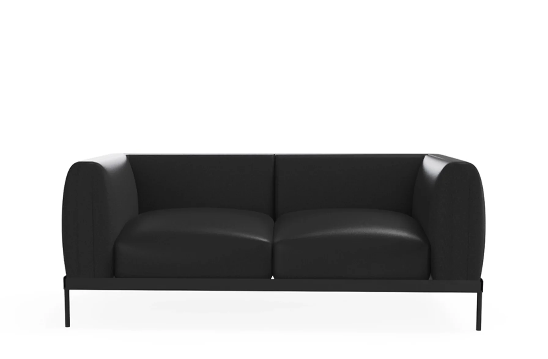 Asia 2 Seat Sofa - Leather - Image 2