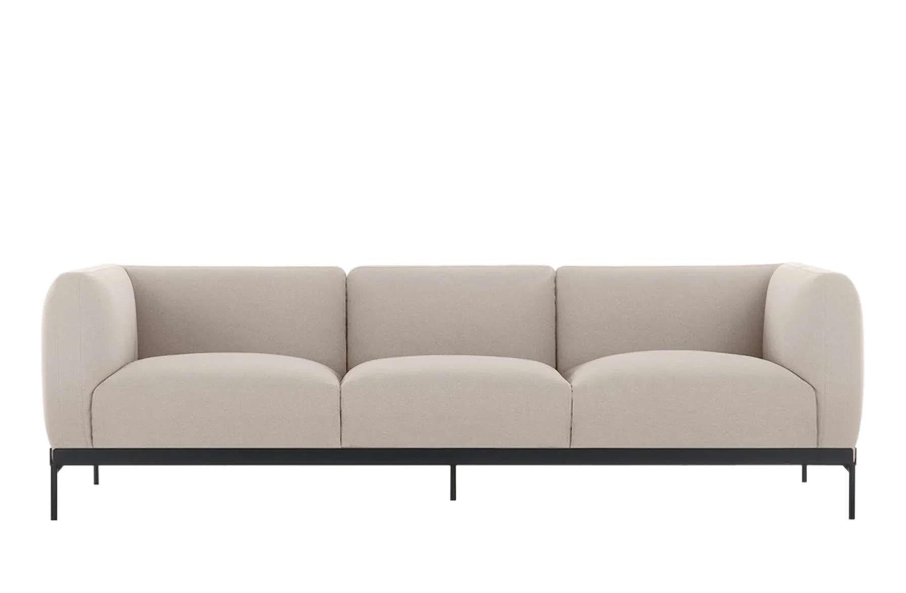 Asia 3 Seat Sofa - Cotone Plain - Image 2