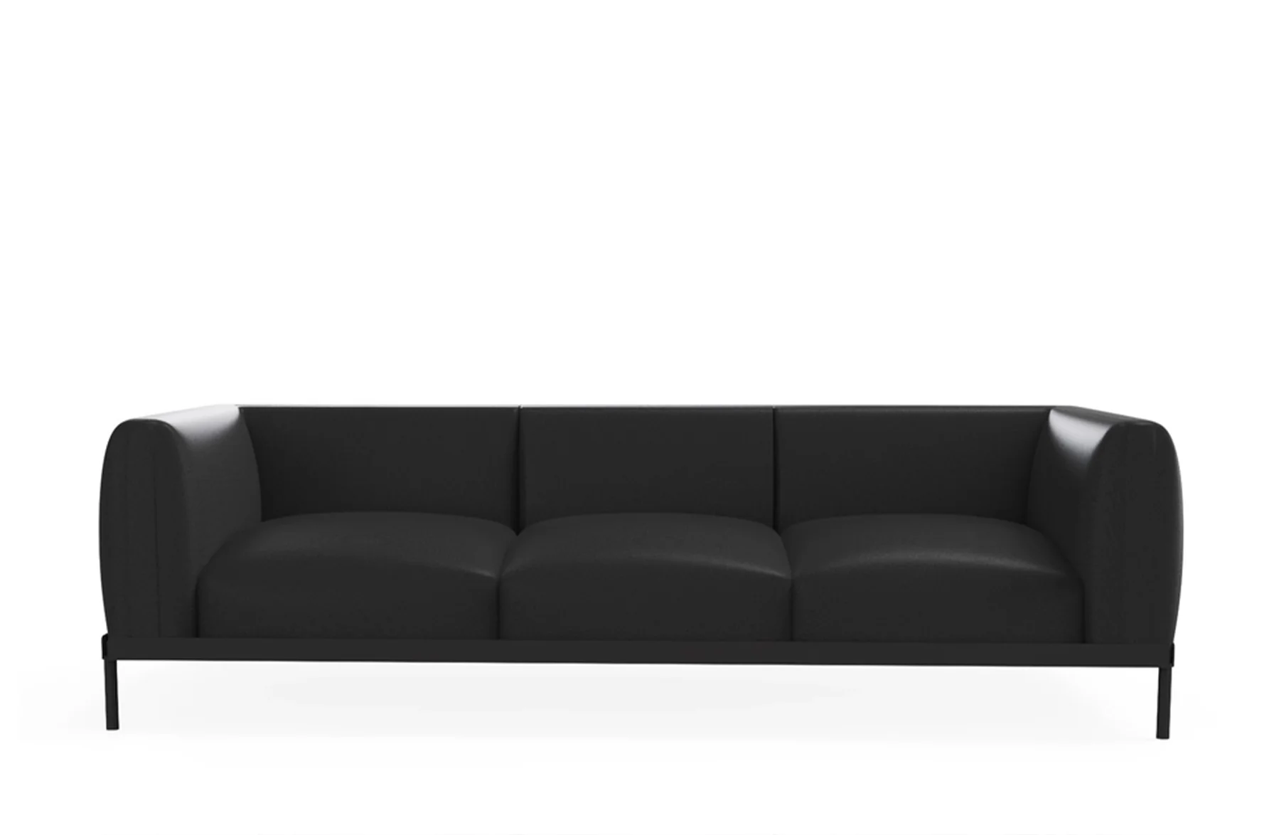 Asia 3 Seat Sofa - Leather - Image 2