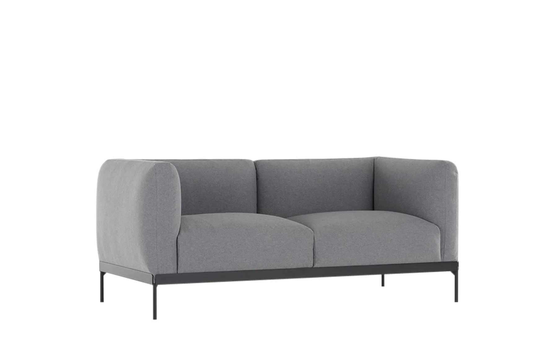 Asia 2 Seat Sofa - Cotone Plain - Image 3