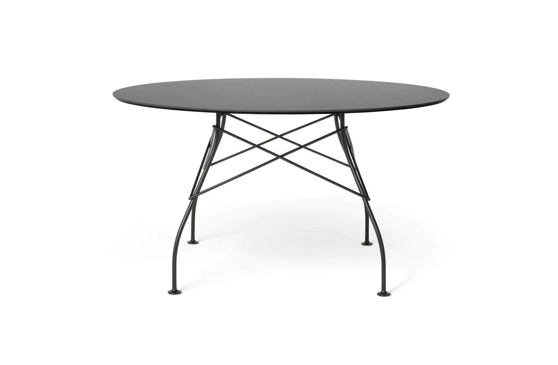Glossy Outdoor Round Table - Stoneware - Image 2