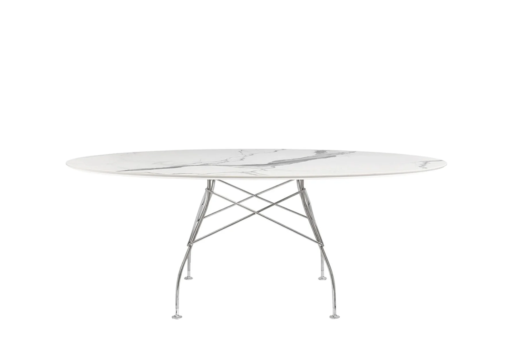 Glossy Oval Table - Stoneware - Image 4