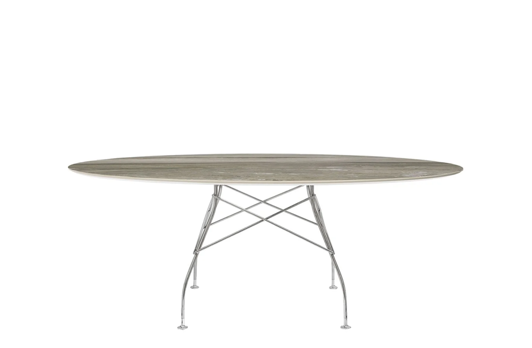 Glossy Oval Table - Stoneware - Image 6