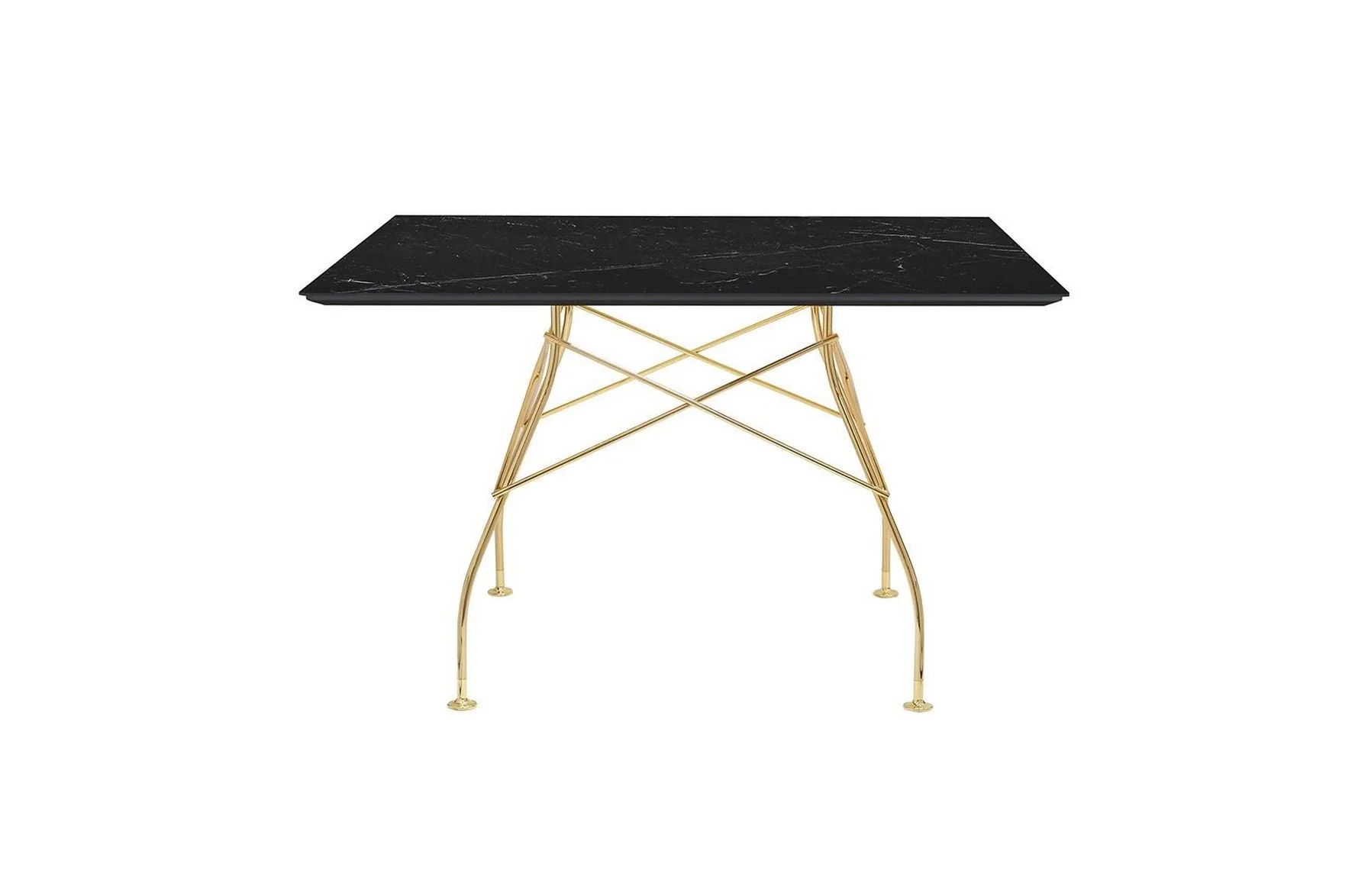 Glossy Small Square Table - Stoneware - Image 4