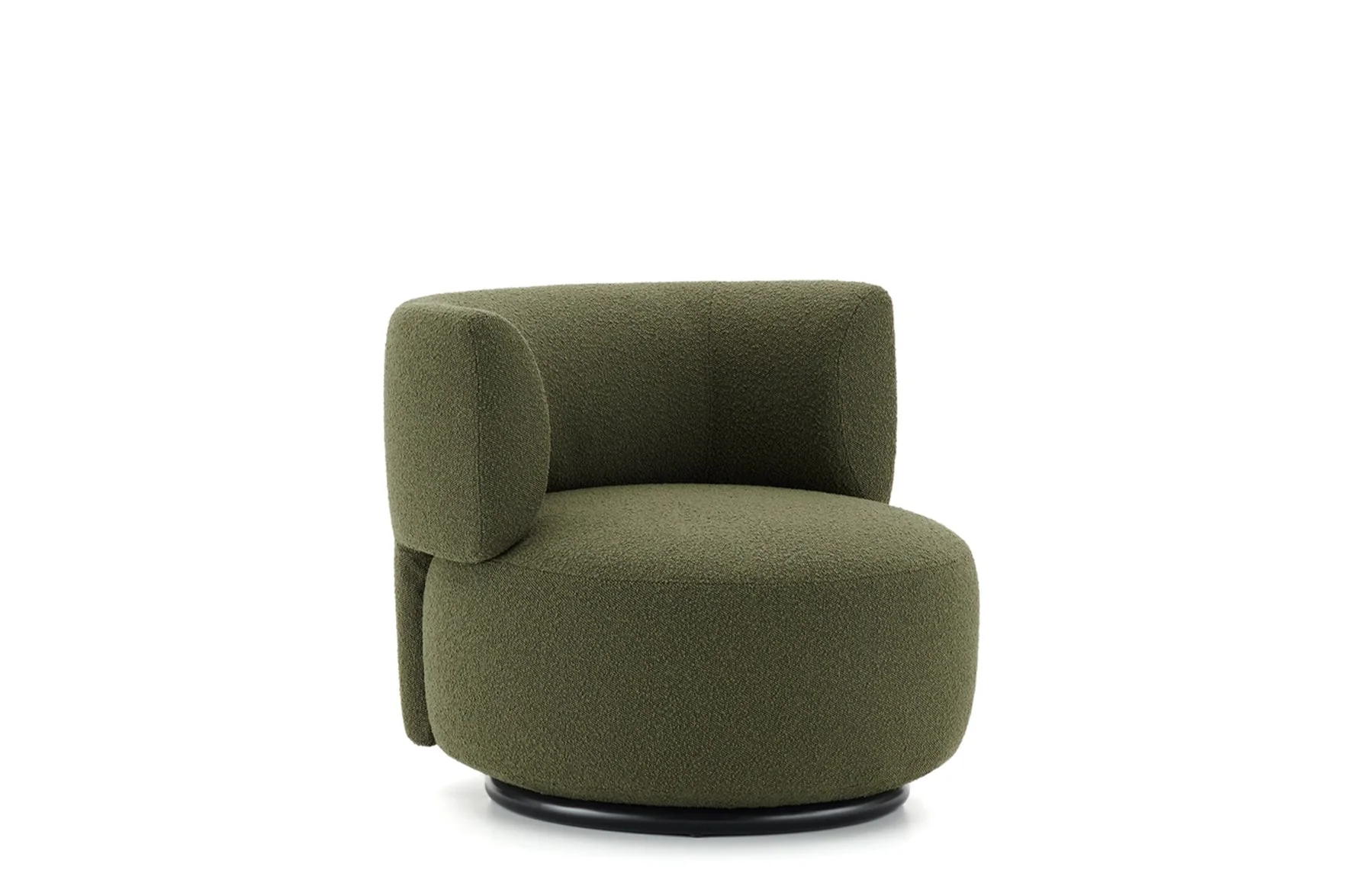K-Waiting Swivel Armchair - Boucle - Image 4