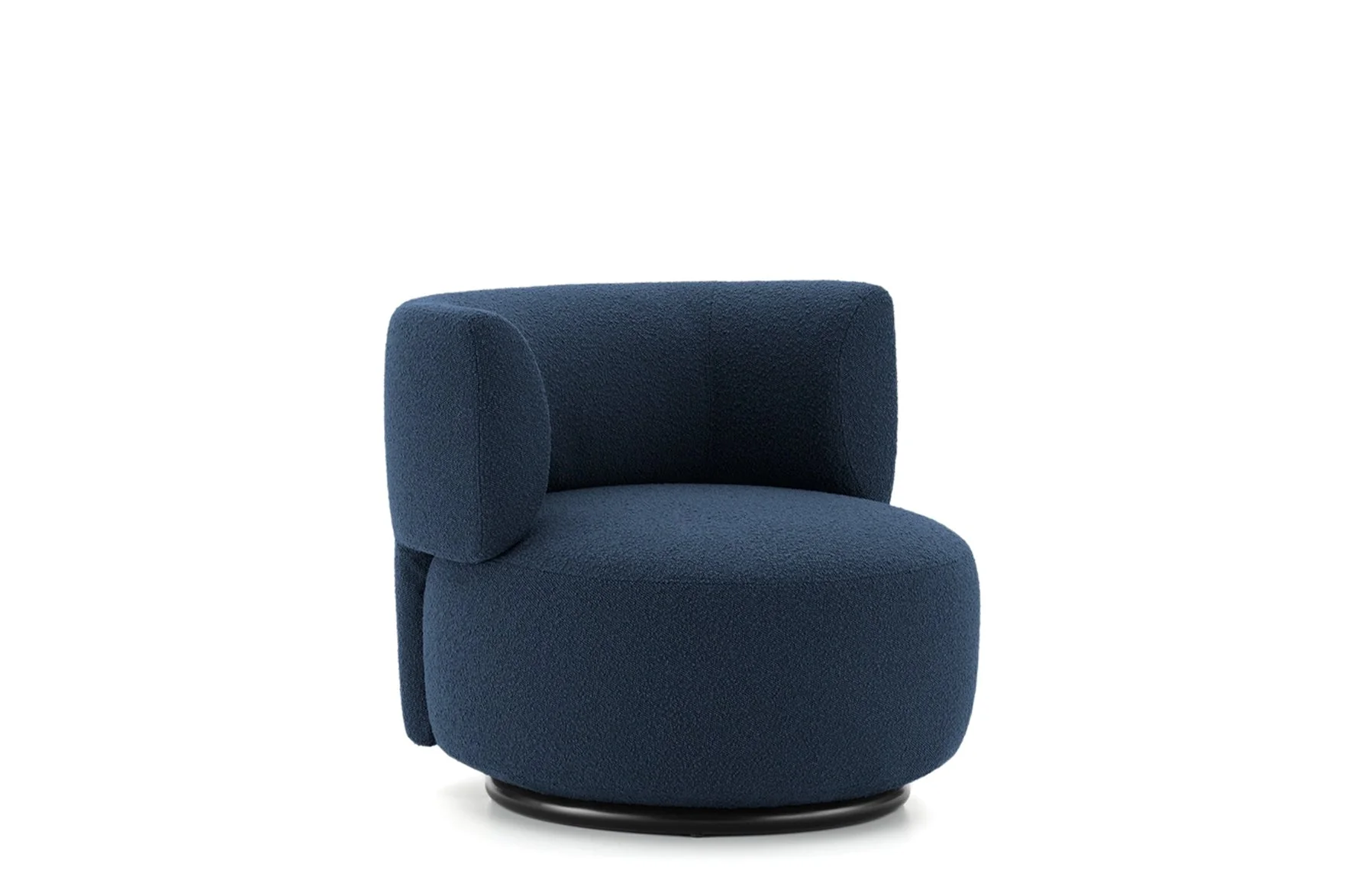 K-Waiting Swivel Armchair - Boucle - Image 5