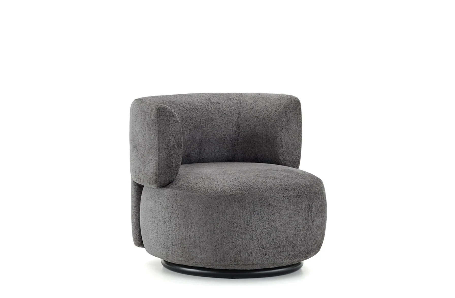 K-Waiting Swivel Armchair - Chenille - Image 2