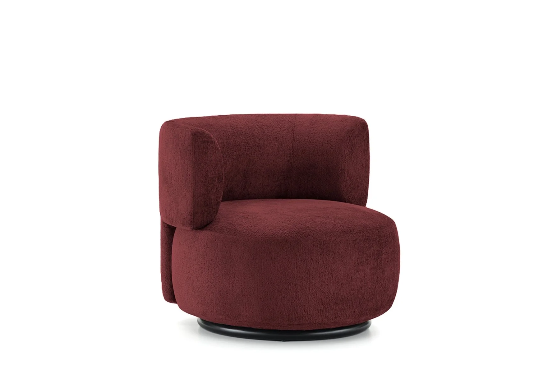 K-Waiting Swivel Armchair - Chenille - Image 3