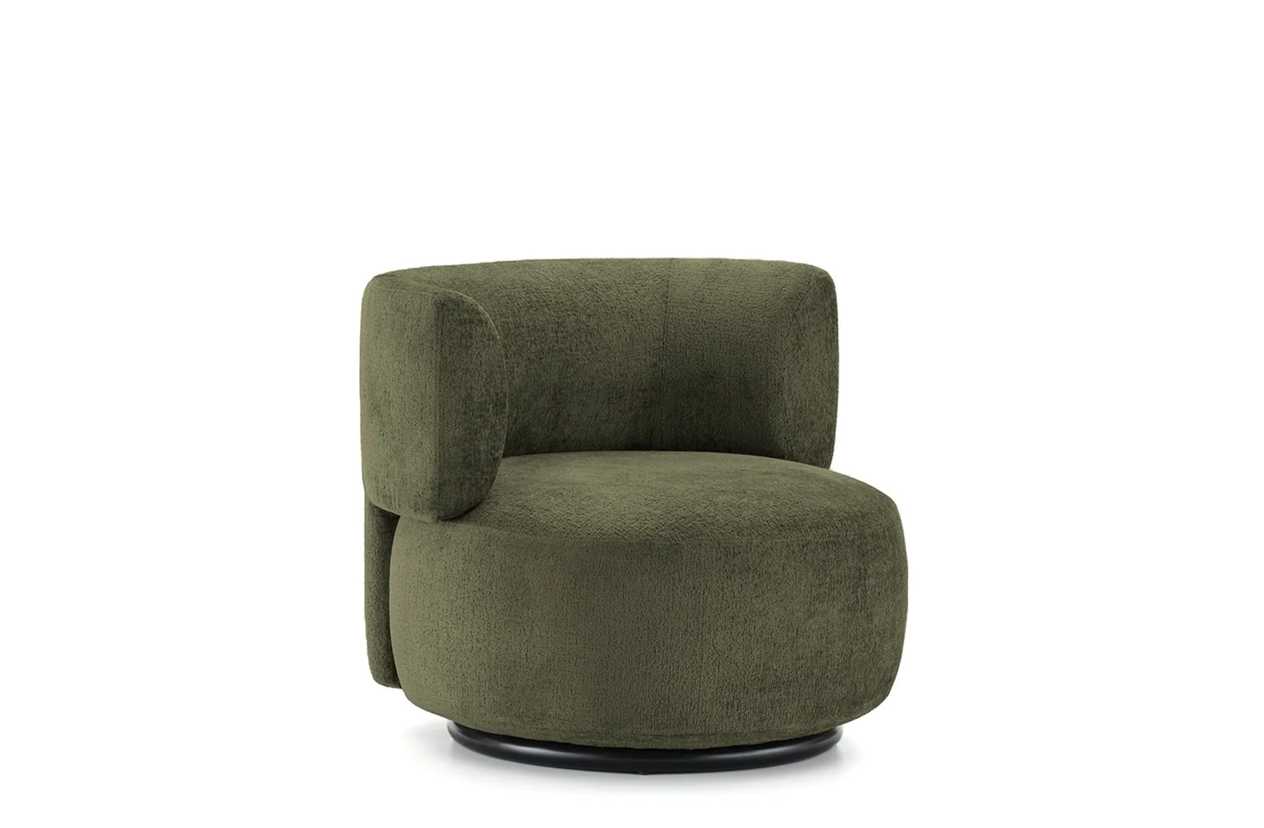 K-Waiting Swivel Armchair - Chenille - Image 4
