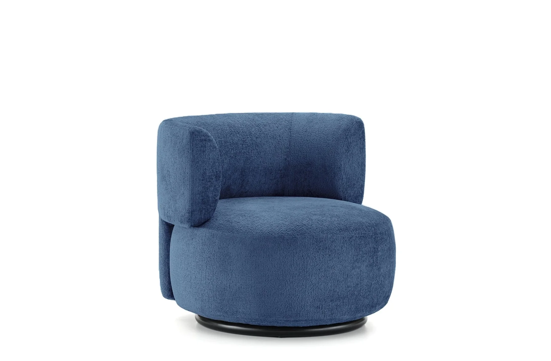 K-Waiting Swivel Armchair - Chenille - Image 5