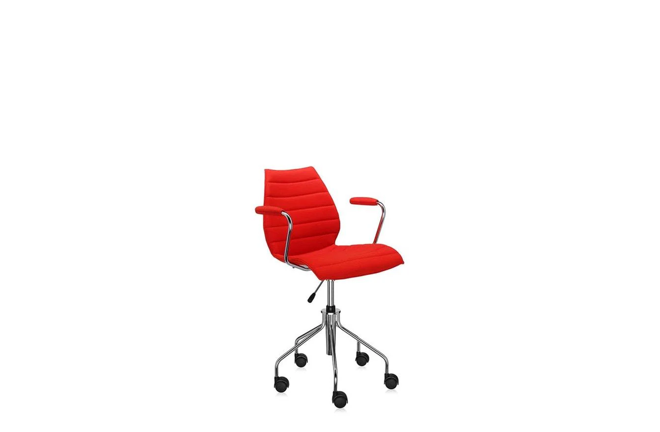 Maui Soft Swivel Chair - Trevira Fabric - Image 7