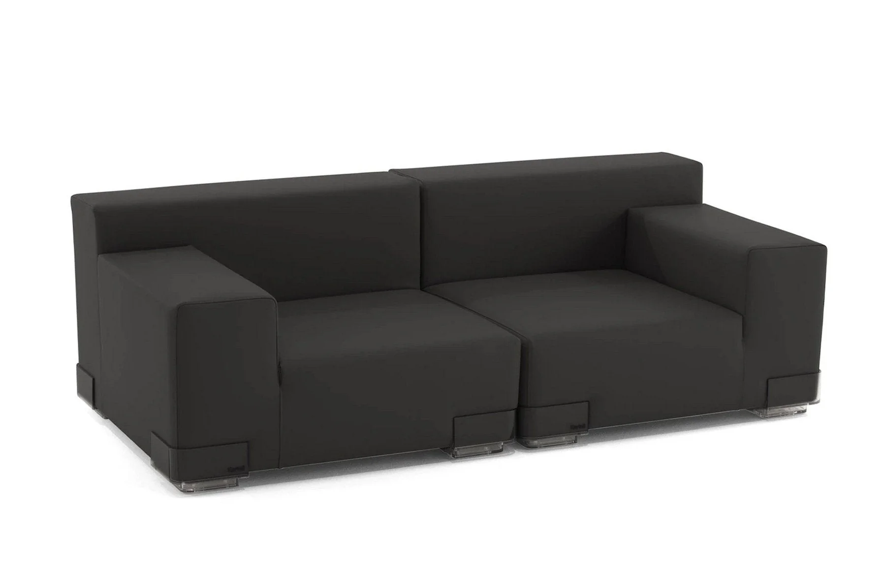 Plastics Tech Fabric 2 Seat Sofa - Image 2
