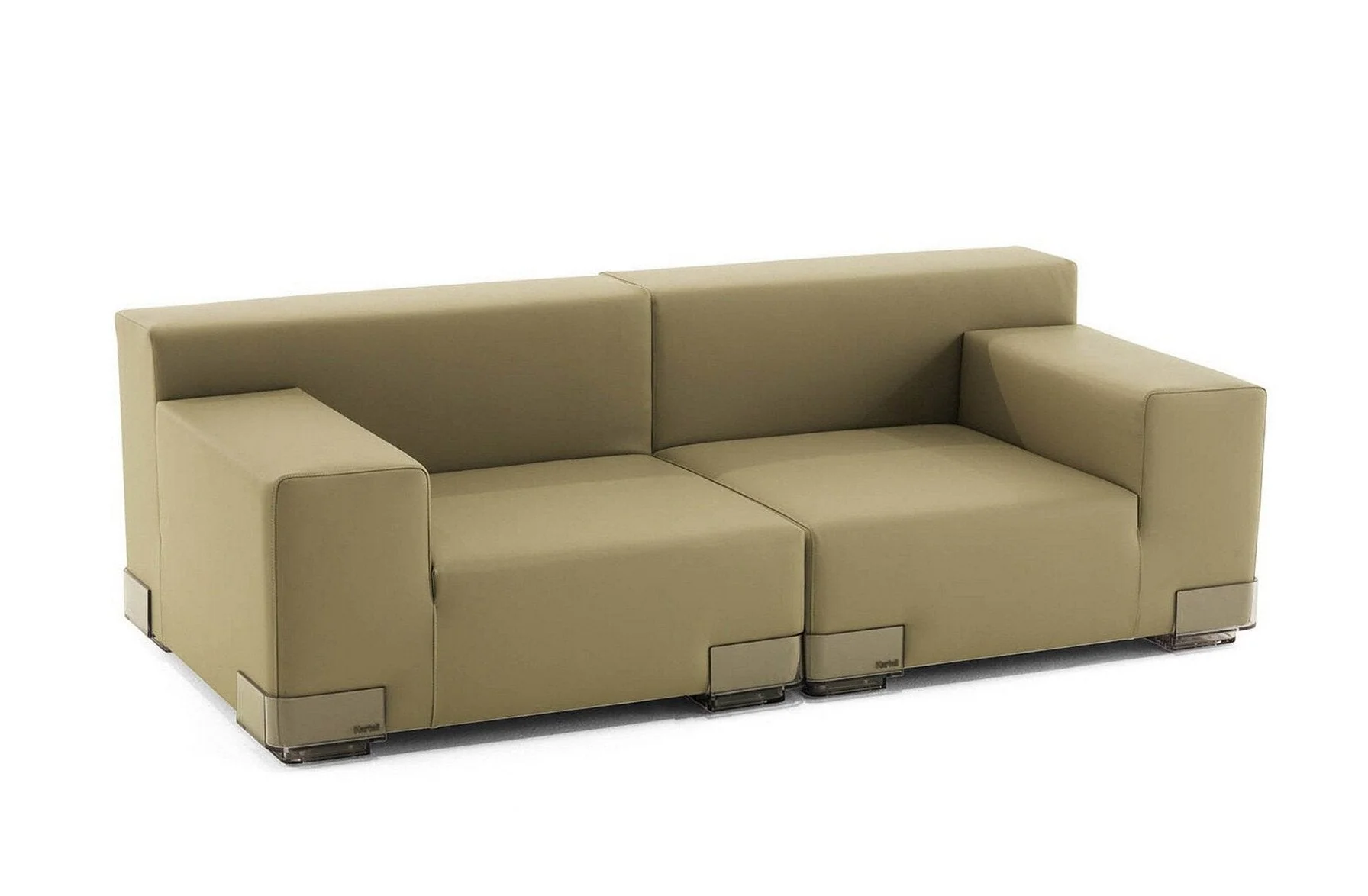 Plastics Tech Fabric 2 Seat Sofa - Image 4