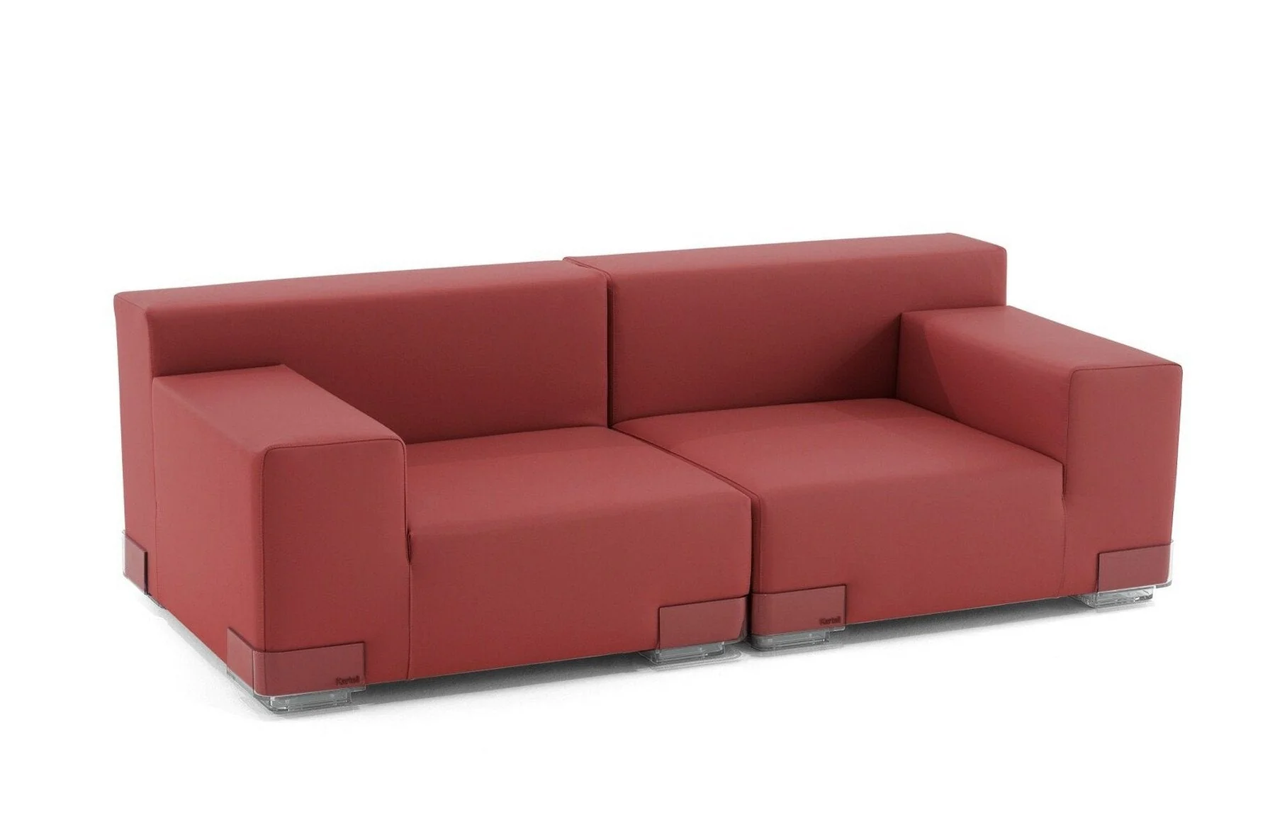 Plastics Tech Fabric 2 Seat Sofa - Image 6