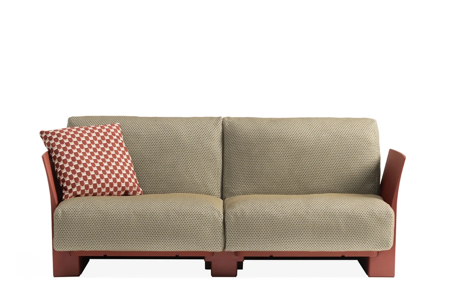 Pop Outdoor Monoblock 2 Seat Sofa - Image 3