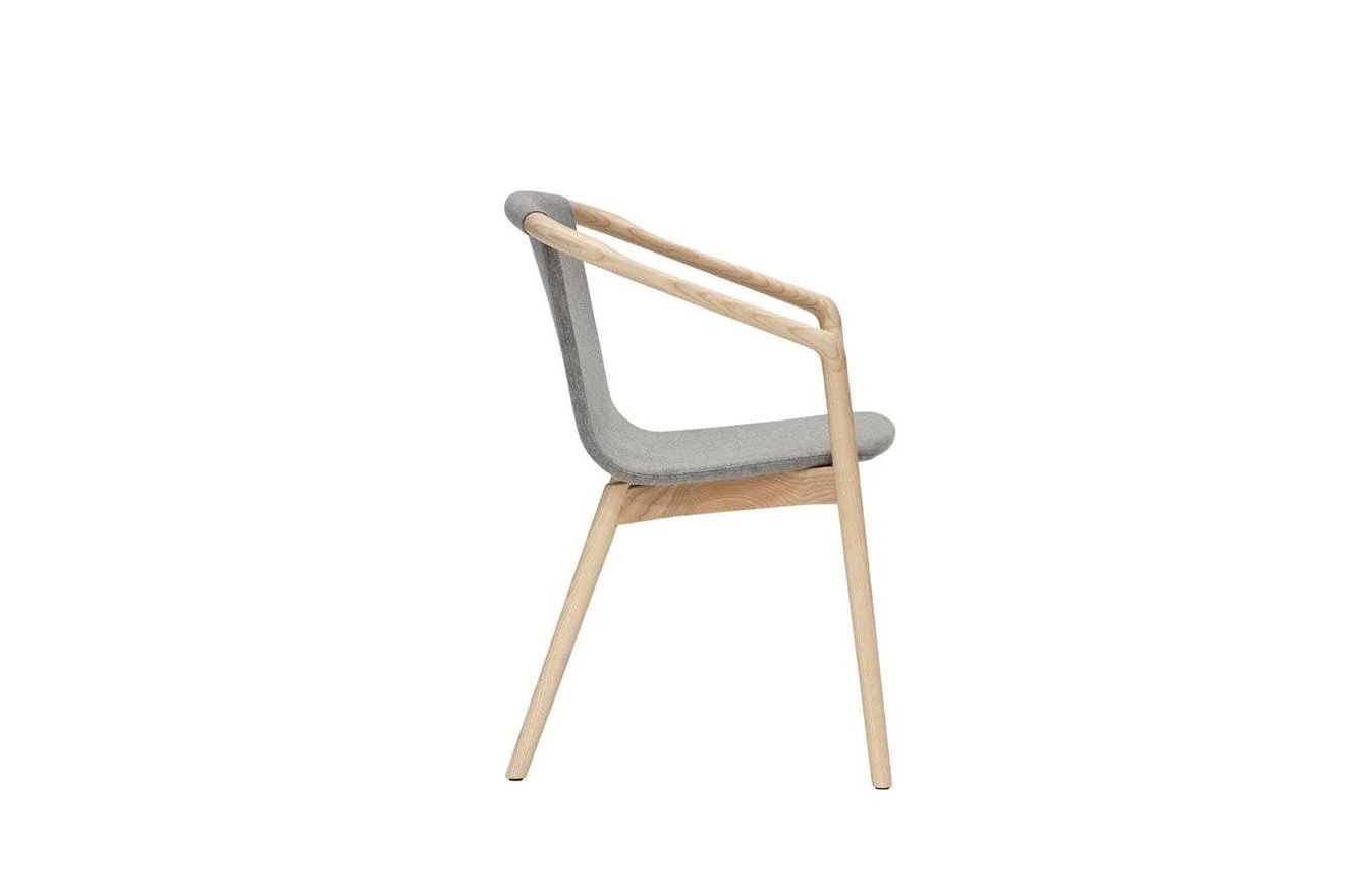 Chair - Light Grey Cat 30 Fabric - Image 4