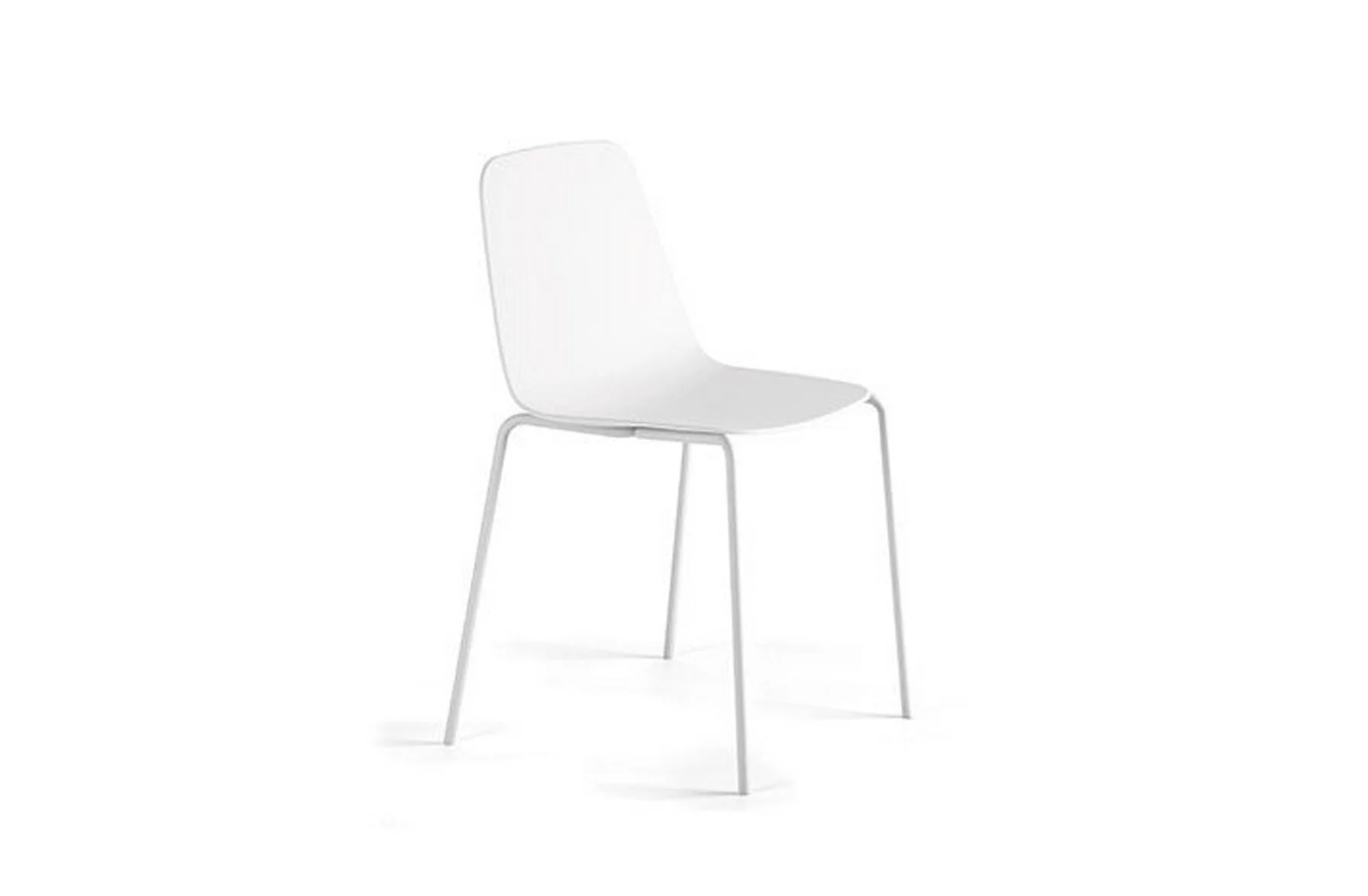 Maarten Plastic Chair - Four Metal Legs - Image 2